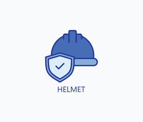 Helmet vector, icon or logo sign symbol illustration 