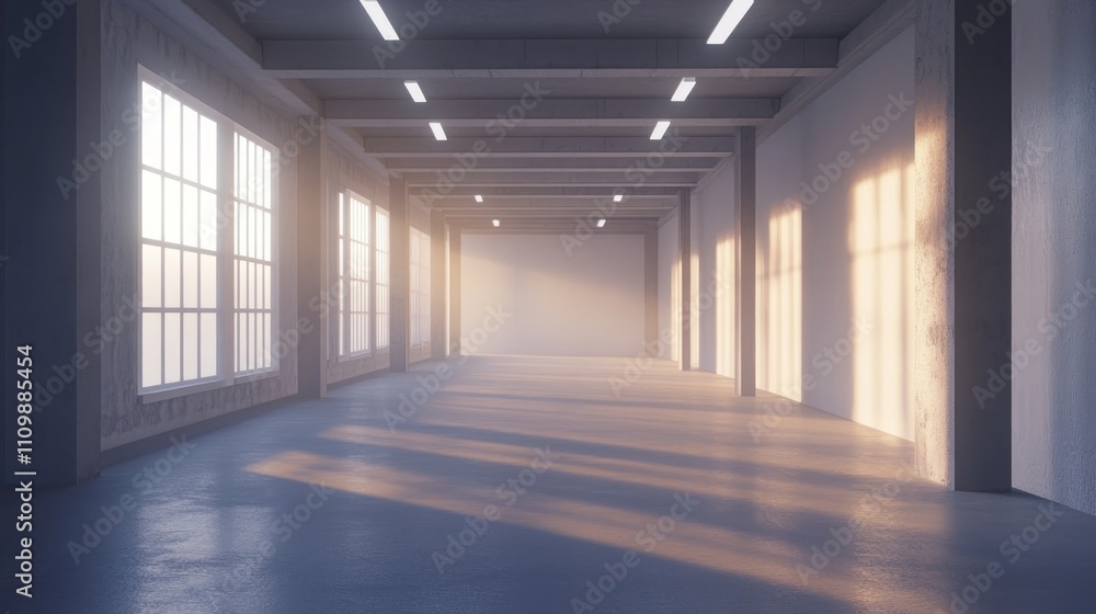 Poster building area. beautiful 3d animation. time-lapse.