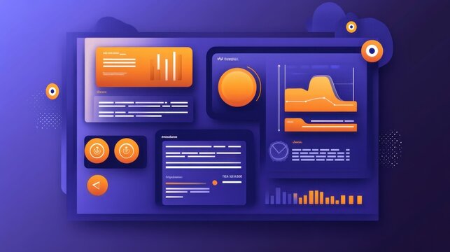 Report Ui Analytics Design Images – Browse 10,794 Stock Photos, Vectors ...