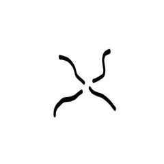 Abstract Black Line Art Design