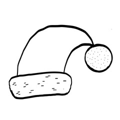 Illustration of a Santa Hat