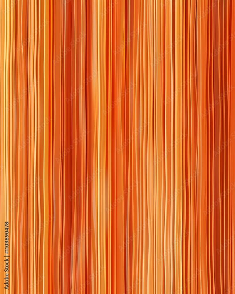 Aufkleber abstract image featuring vertical lines in varying shades of orange, creating a vibrant texture.