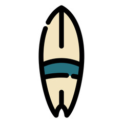 surfing board icon 