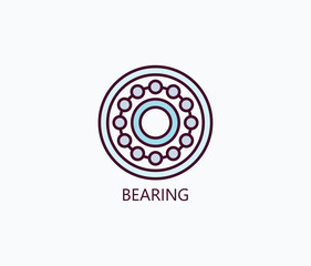 Bearing Vector, Icon Or Logo Sign Symbol Illustration 