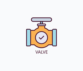 Valve Vector, Icon Or Logo Sign Symbol Illustration 