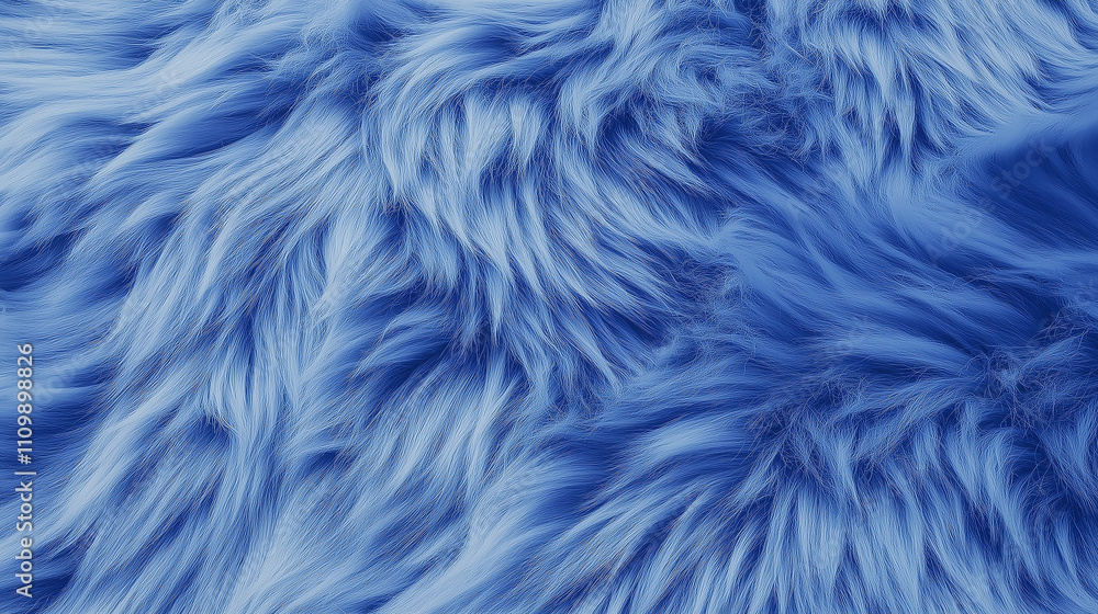 Aufkleber blue fur background creating soft and fluffy texture