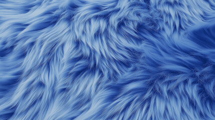 Fototapeta premium Blue fur background creating soft and fluffy texture