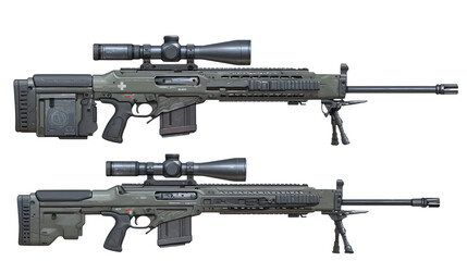 Futuristic Sniper Rifle Military Weapon Sci Fi Gun Tactical Gear Combat Arms