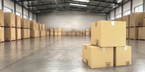 Warehouse Operations Costing visualized through efficient inventory management systems optimizing resources and minimizing waste.