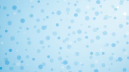 Abstract Blurred Background with Scattered Light Blue Circles