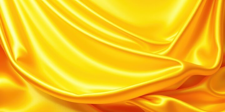 A Smooth and Sleek Golden Satin Drape for a Luxurious Background