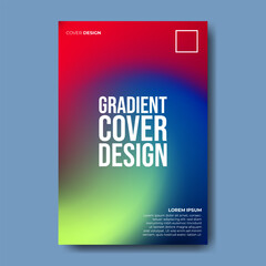 Obraz premium abstract poster and cover design with modern colorful style