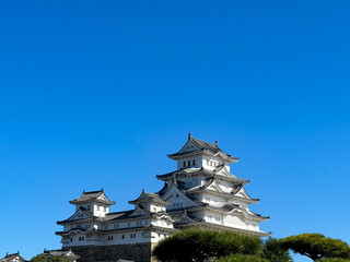 そびえ立つ姫路城　11月