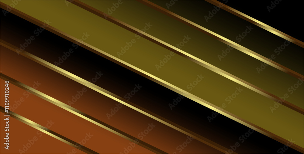 Aufkleber composition of repeating diagonal lines in brown and gold as background inspiration for visual commu
