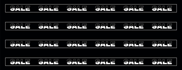 Obraz premium black friday sale banner design with horizontal text layout