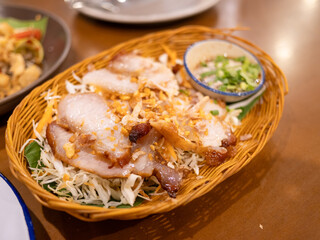 Delicious grilled chicken dish local restaurant food cozy atmosphere close-up view culinary delight