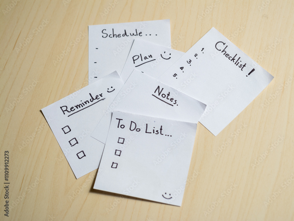 Fototapete organizing your life practical to-do lists and checklists for home productivity