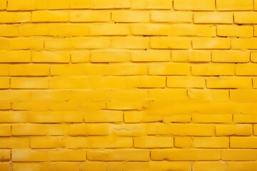 Fototapeta premium Abstract yellow brick wall texture background