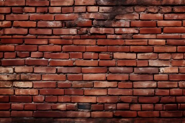 Fototapeta premium Red brick wall texture background, brick wall seamless pattern