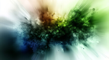 captivating abstract backgrounds a spectrum of green, blue, and bokeh effects