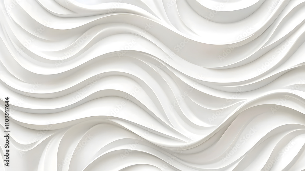 Poster dynamic wavy patterns abstract design wall art modern space close-up creative aesthetics for interio