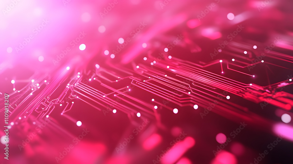Poster innovative technology showcase digital circuitry visualization abstract design futuristic environmen