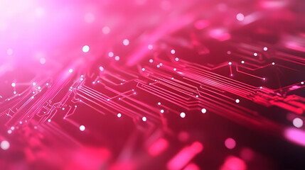 Innovative technology showcase digital circuitry visualization abstract design futuristic environment close-up viewpoint data representation