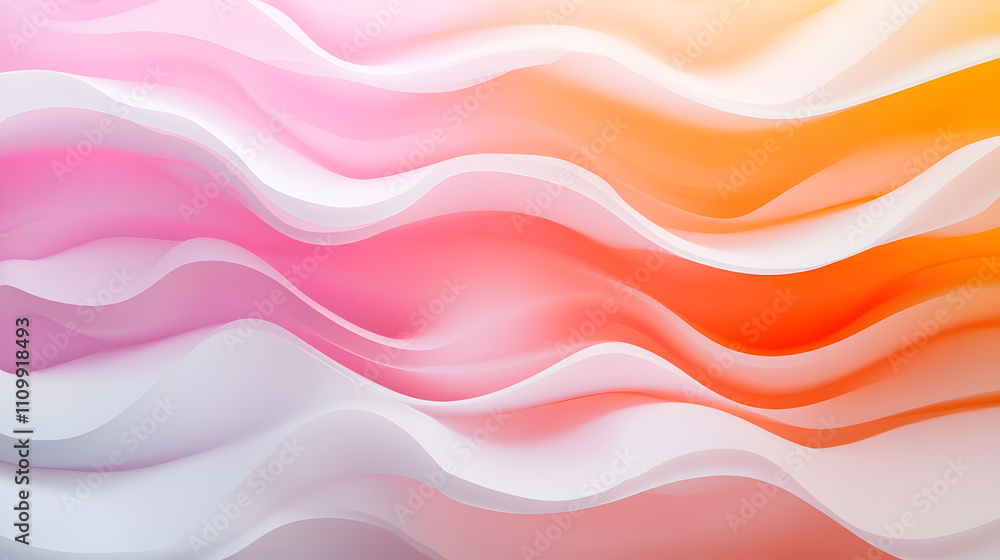 Poster abstract waves of colorful patterns digital art vibrant environment modern aesthetics fluid design c