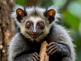 Aye-Aye: A rare lemur found only in Madagascar, the aye-aye is known for its unusual appearance and long, thin middle finger used to extract insects from tree bark.