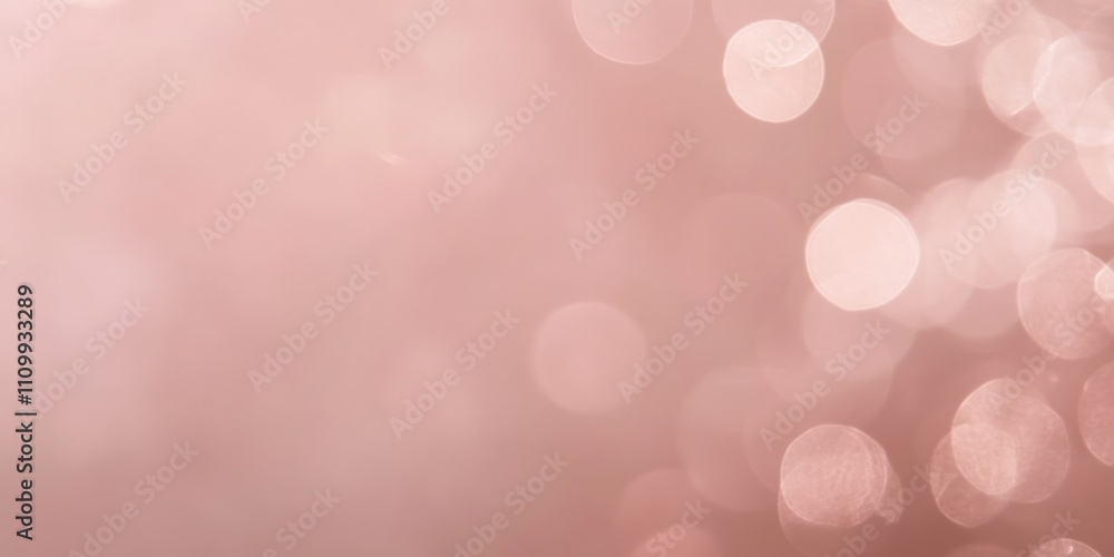 Poster beautiful rose gold abstract background with bokeh and glitter effects creating an enchanting and el