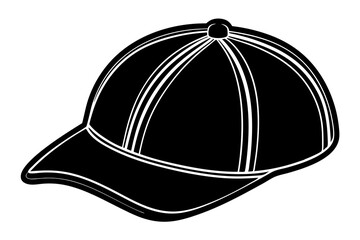 the baby cap is isolated on a white background vector art illustration