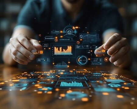 Personalized Holographic Data Display for Smart Business Loan Solutions
