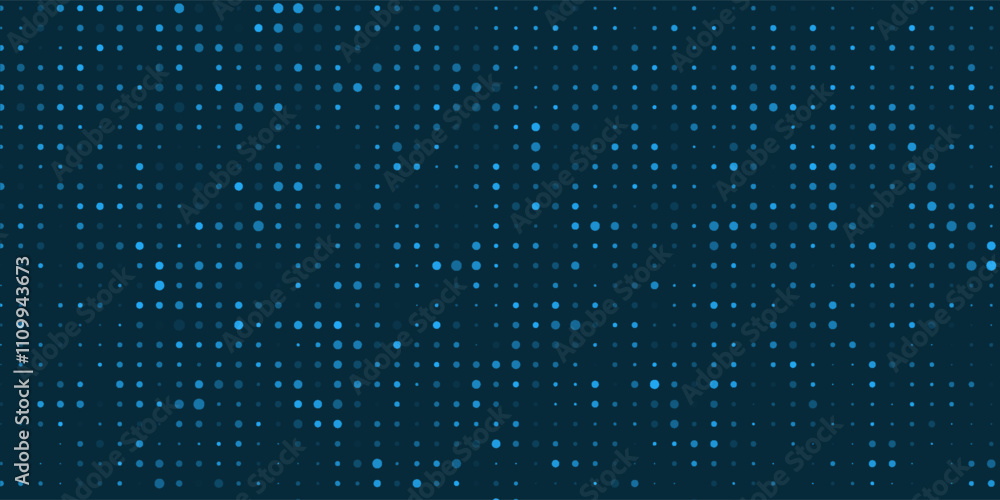 Poster dark blue vector pattern with spheres. blurred decorative design in abstract style with bubbles. des