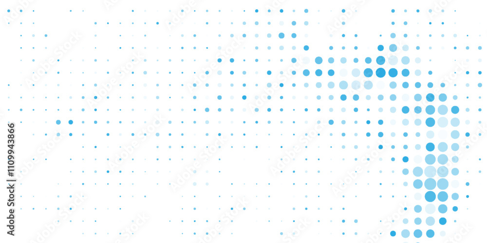 Poster light blue vector layout with circle shapes. blurred decorative design in abstract style with bubble
