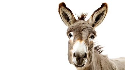 Naklejka premium portrait of a donkey