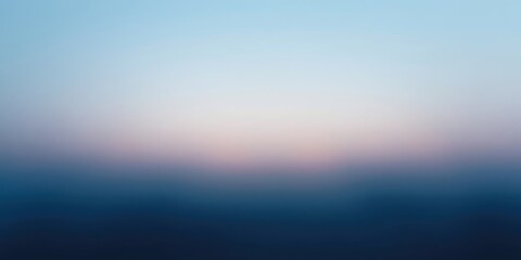 Obraz premium A Soft, Hazy Sky With Gradual Color Transition From Light Blue To Deep Blue