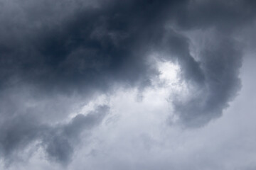 Thunder storm approaching Johannesburg in South Africa from the south side of the city 