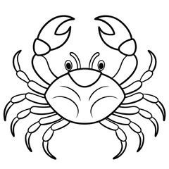 crab, crab design, crab line art, crab sketch vector