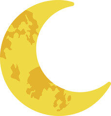 Crescent Moon Illustration