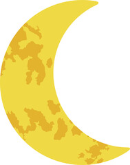 Crescent Moon Illustration