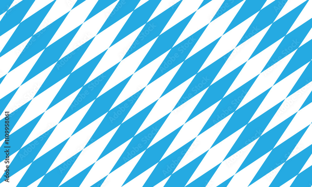 Poster abstract monochrome geometric blue diagonal rhombus pattern can be used background.