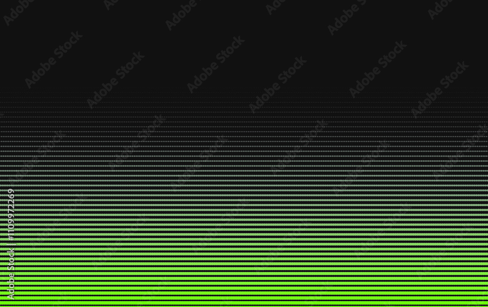 Poster green halftone abstract vertical or horizontal with dark background. abstract green dots background 