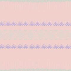 pink background with flowers