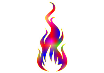 Fire colorful vector design













































