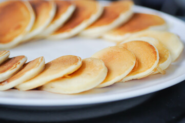 pancake , pastry or bread or homemade bakery