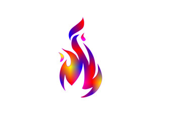 Fire colorful vector design













































