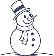 snowman with broom