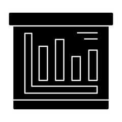 Chart (graph) Solid Icon Style