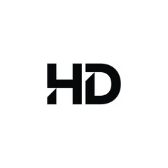 HD monogram logo design letter text name symbol monochrome logotype alphabet character simple logo