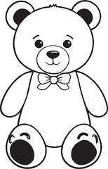 Obraz premium teddy bear vector